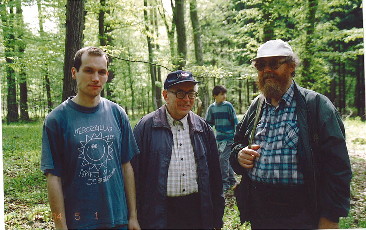 Petr Himmel. Josef Pokorný. Soví komín 1. května 2004.   Foto: Marek P. Šenkyřík