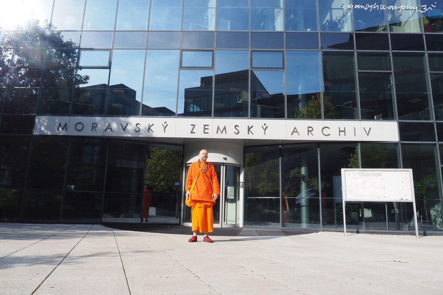 Moravský zemský archiv v Brně, Svámí Gyaneshwarpuri, samospoušť 2022.