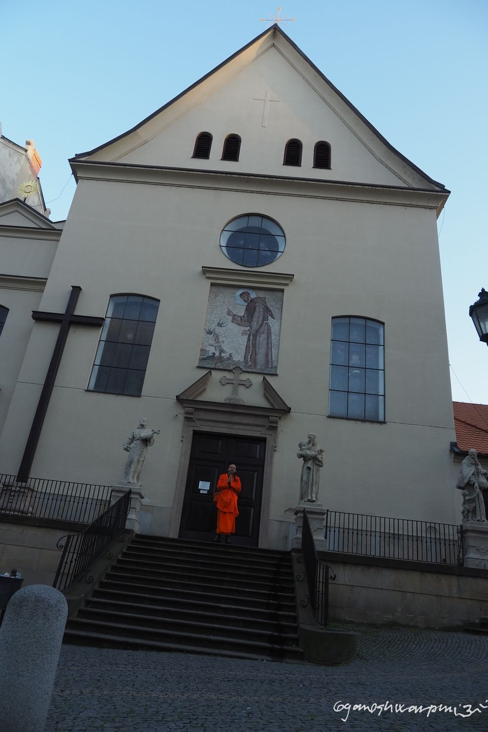 Kapucínský kostel a klášter v Brně. Foto: Svámí Gyaneshwarpuri, samospoušť 2023.