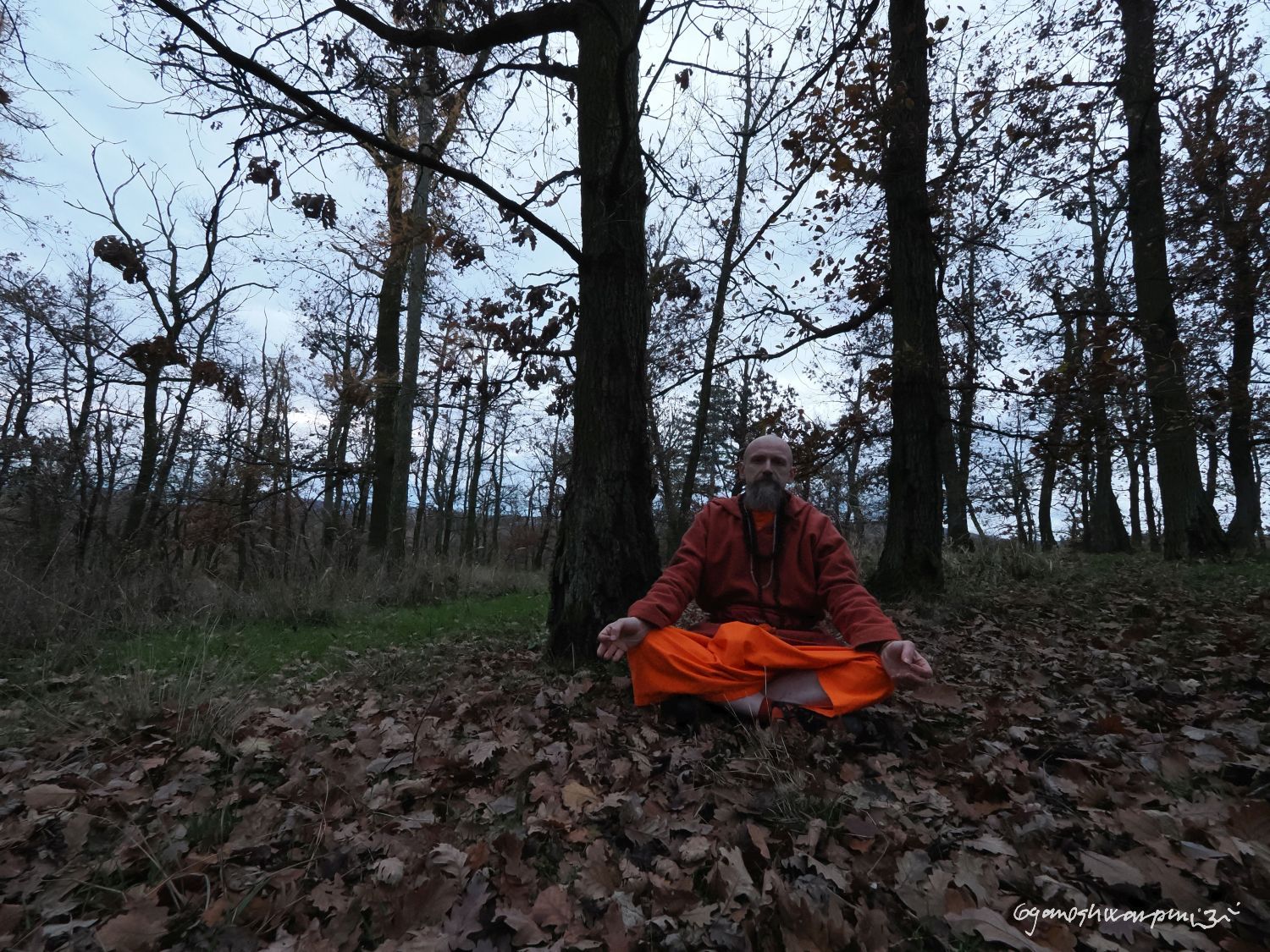  Hradisko u Bosonoh, místo kde jsem plánoval postavit poustevnu. Foto: Svámí Gyaneshwarpuri, samospoušť (2024).