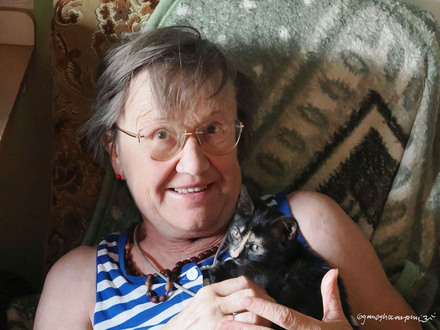 Anna Šenkyříková - maminka svámího Gyaneshwarpuri. Foto: Svámí Gyaneshwarpuri 2024.