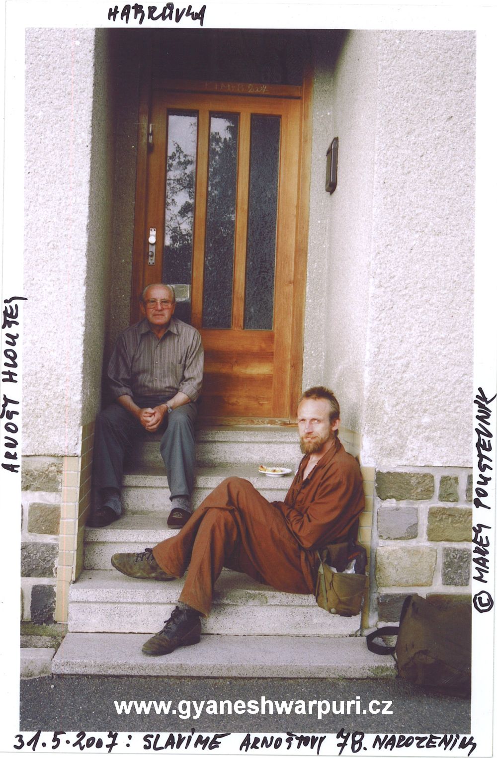 Arnošt Hloušek a Marek P. Šenkyřík v roce 2007