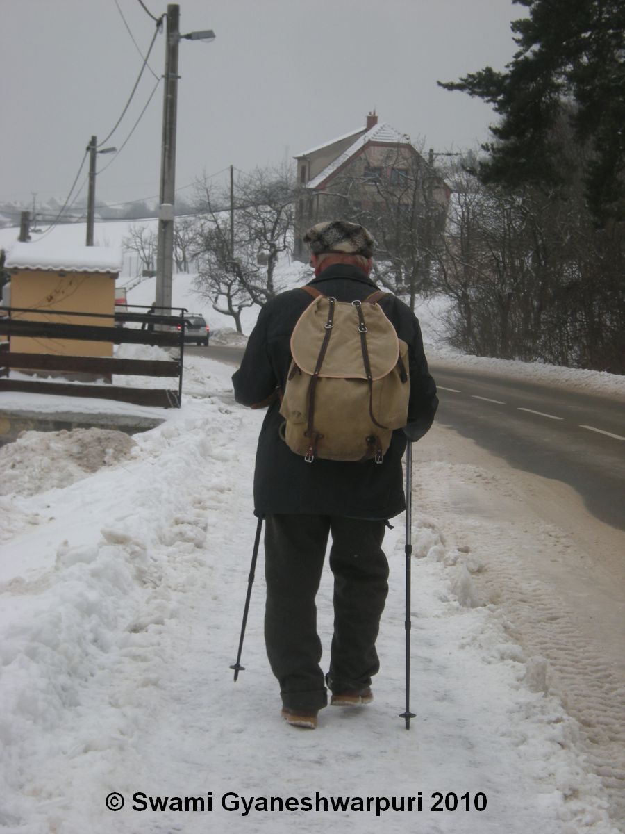Jan Hynšt, poslední skalní duch Moravského krasu. Foto: Marek P. Šenkyřík 2004.