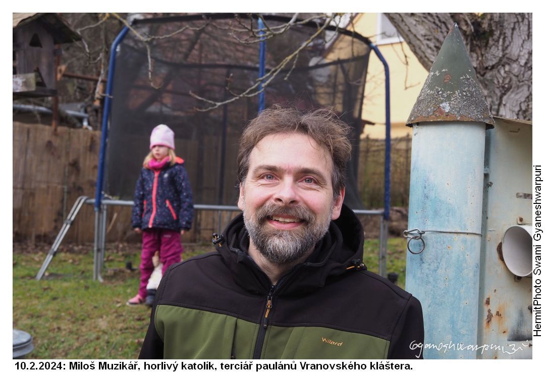 Miloš Muzikář z Vranova u Brna. Foto: Svámí Gyaneshwarpuri 2024.