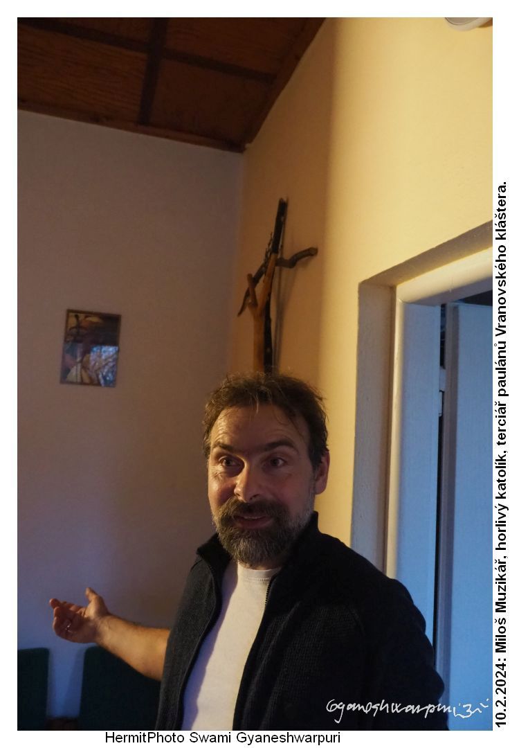 Miloš Muzikář z Vranova u Brna. Foto: Svámí Gyaneshwarpuri 2024.