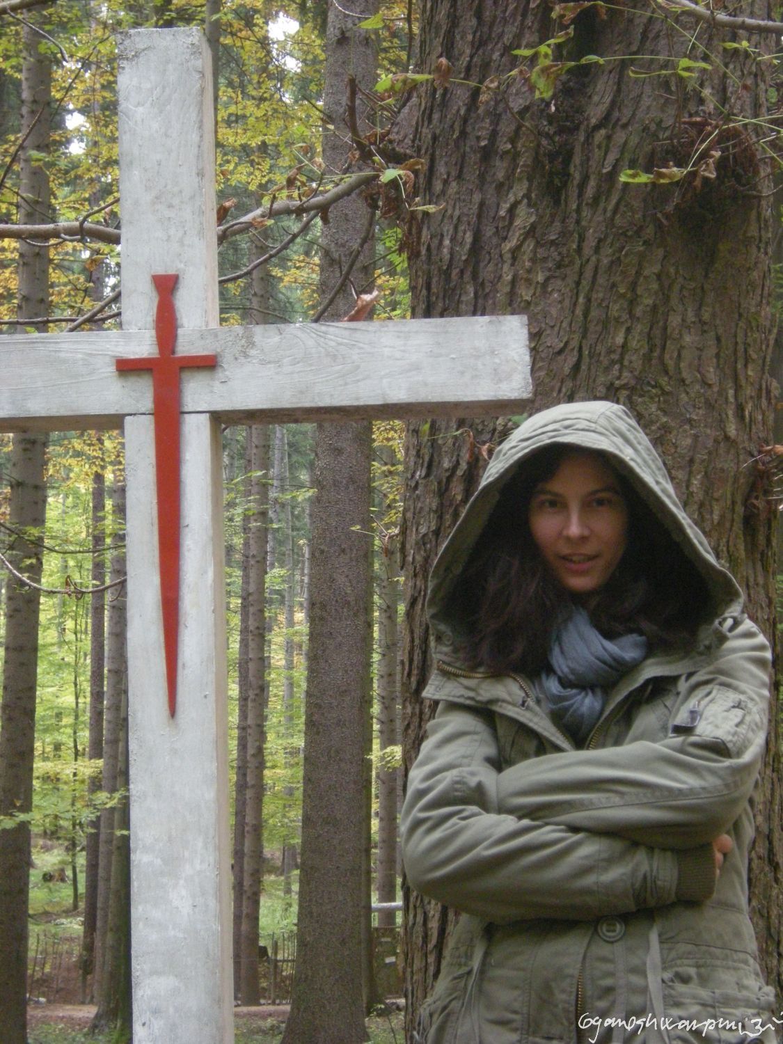 Poustevnice Klára z Olomučanské plošiny (2009-2010).  Foto: Marek P.  Gyaneshwarpuri (2009-2010).