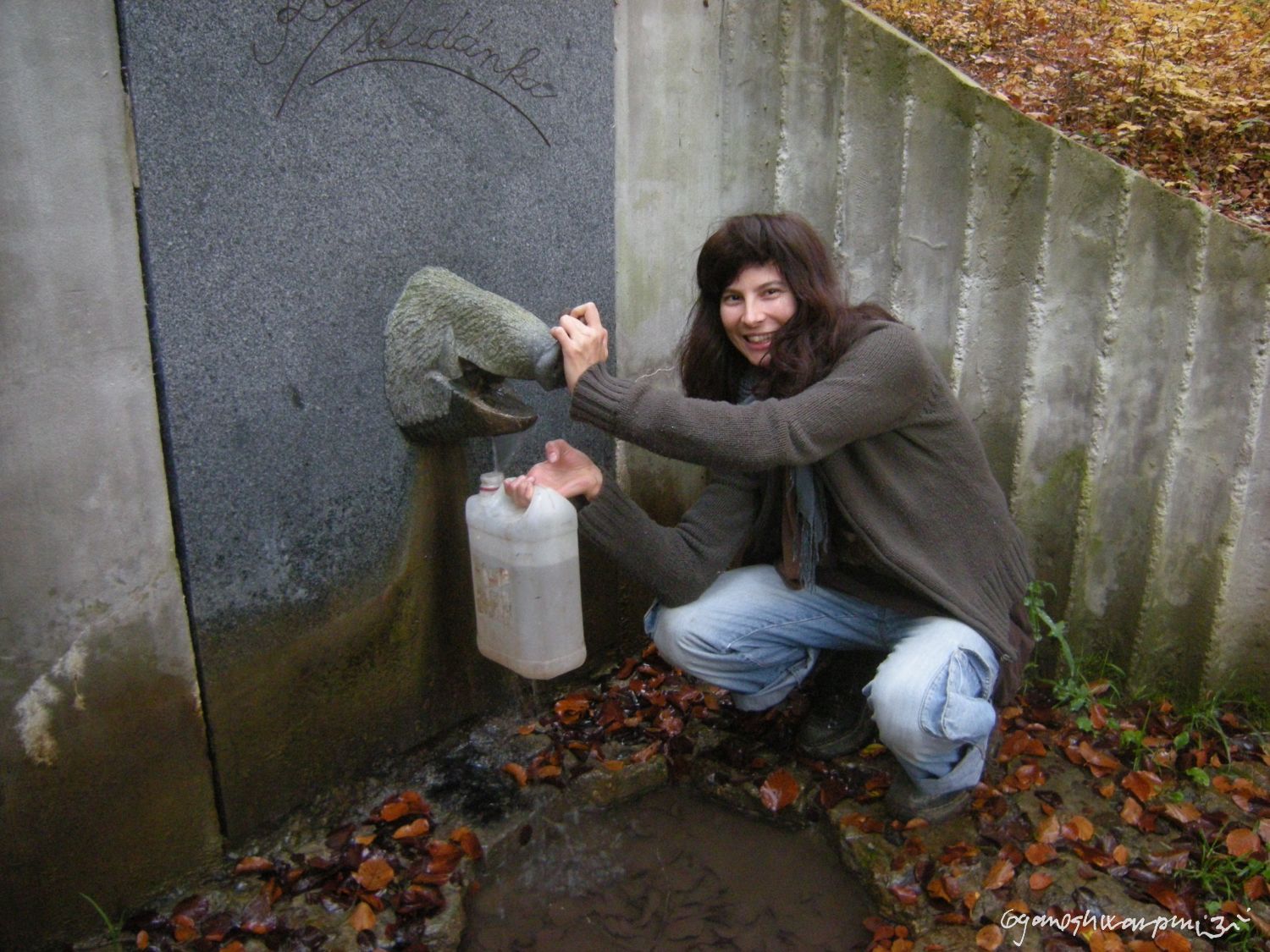 Poustevnice Klára z Olomučanské plošiny (2009-2010).  Foto: Marek P.  Gyaneshwarpuri (2009-2010).