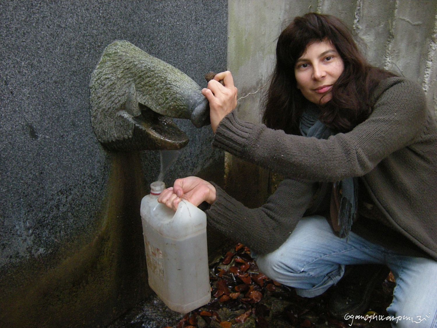 Poustevnice Klára z Olomučanské plošiny (2009-2010).  Foto: Marek P.  Gyaneshwarpuri (2009-2010).