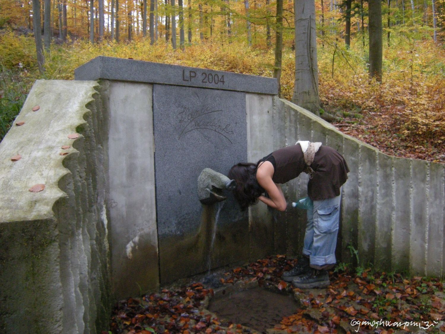 Poustevnice Klára z Olomučanské plošiny (2009-2010).  Foto: Marek P.  Gyaneshwarpuri (2009-2010).
