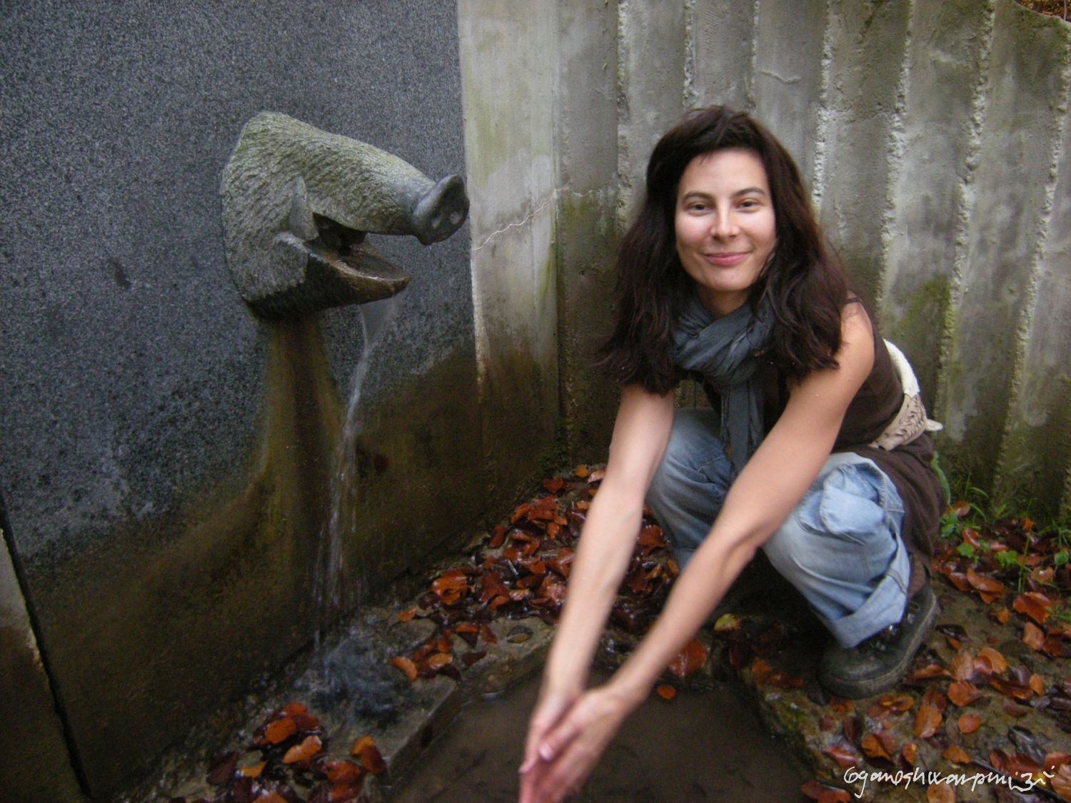 Poustevnice Klára z Olomučanské plošiny (2009-2010).  Foto: Marek P.  Gyaneshwarpuri (2009-2010).