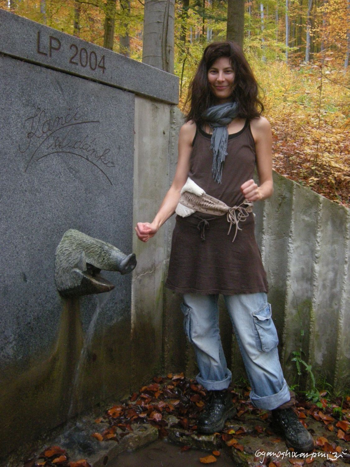 Poustevnice Klára z Olomučanské plošiny (2009-2010).  Foto: Marek P.  Gyaneshwarpuri (2009-2010).