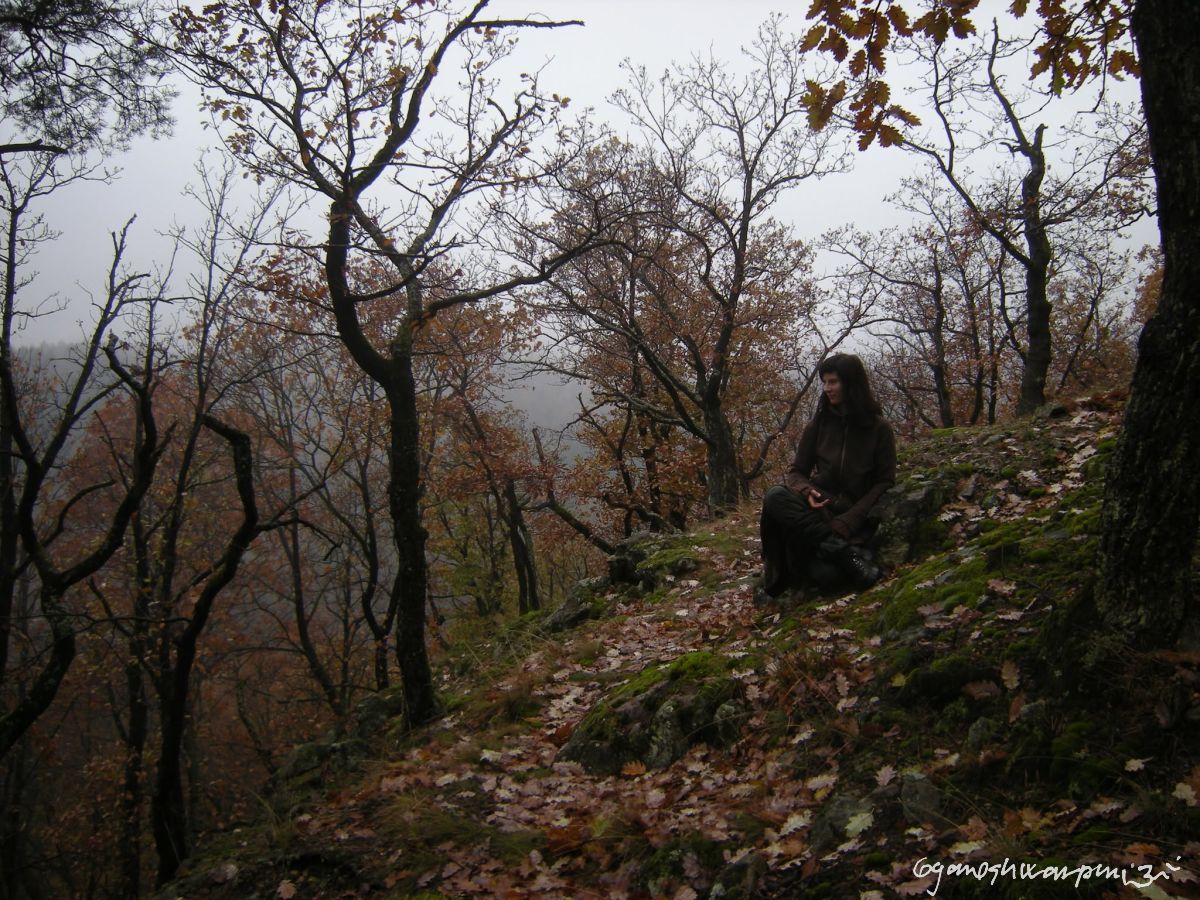 Poustevnice Klára z Olomučanské plošiny (2009-2010).  Foto: Marek P.  Gyaneshwarpuri (2009-2010).