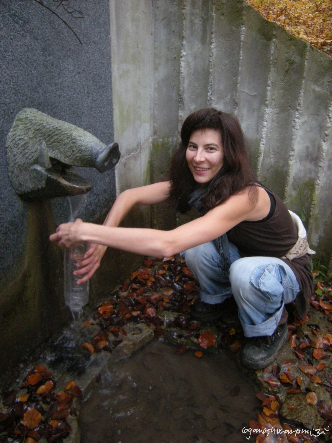 Poustevnice Klára z Olomučanské plošiny (2009-2010).  Foto: Marek P.  Gyaneshwarpuri (2009-2010).