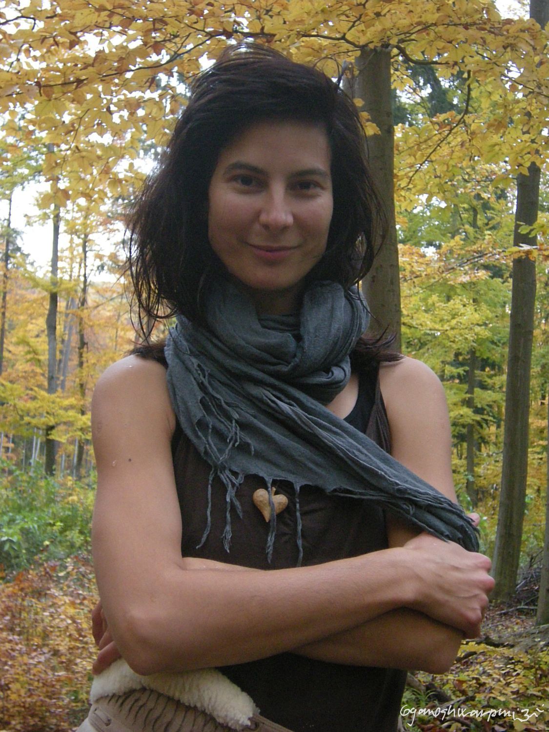 Poustevnice Klára z Olomučanské plošiny (2009-2010).  Foto: Marek P.  Gyaneshwarpuri (2009-2010).