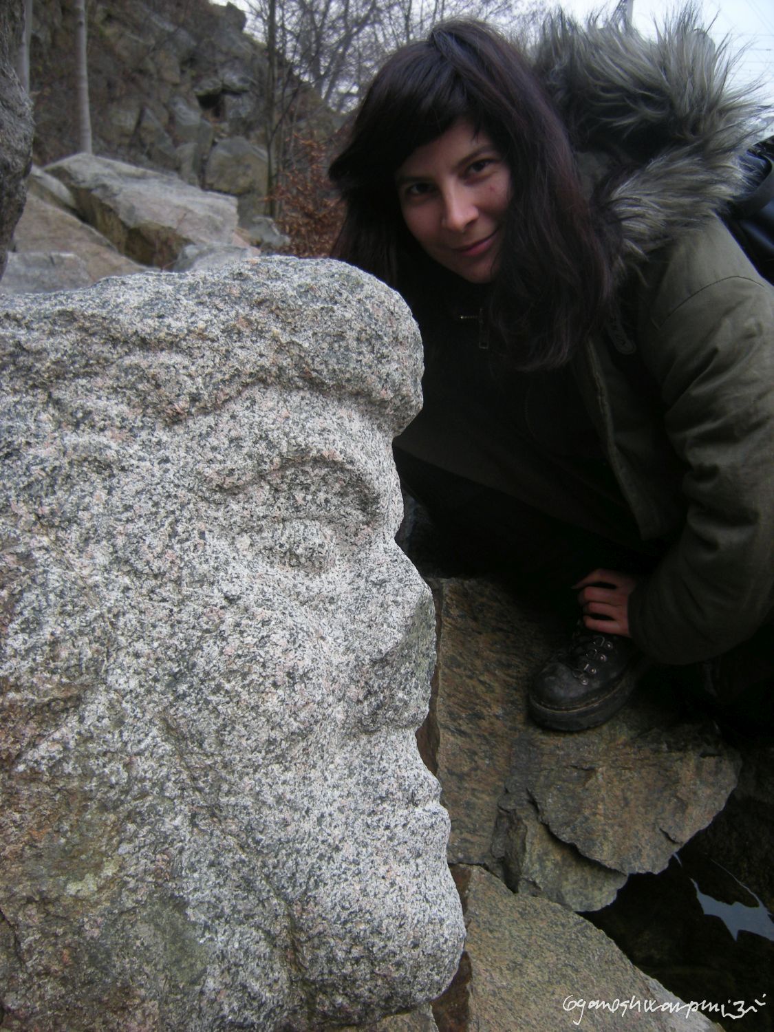 Poustevnice Klára z Olomučanské plošiny (2009-2010).  Foto: Marek P.  Gyaneshwarpuri (2009-2010).