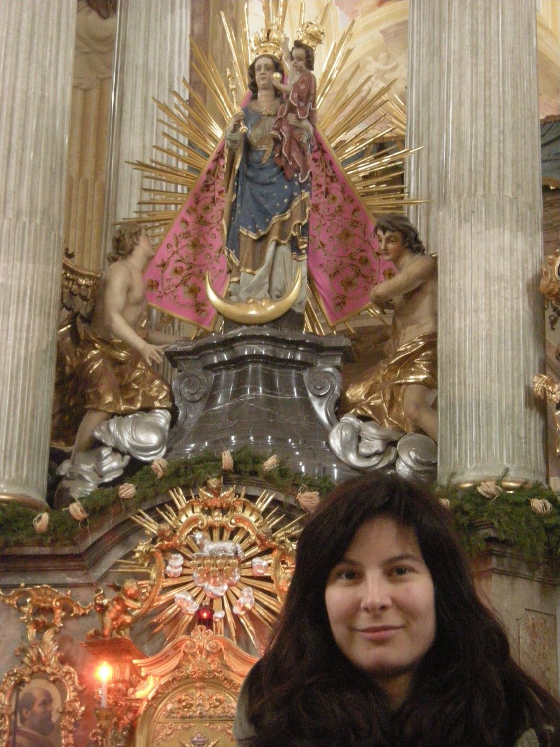 Poustevnice Klára z Olomučanské plošiny (2009-2010).  Foto: Marek P.  Gyaneshwarpuri (2009-2010).