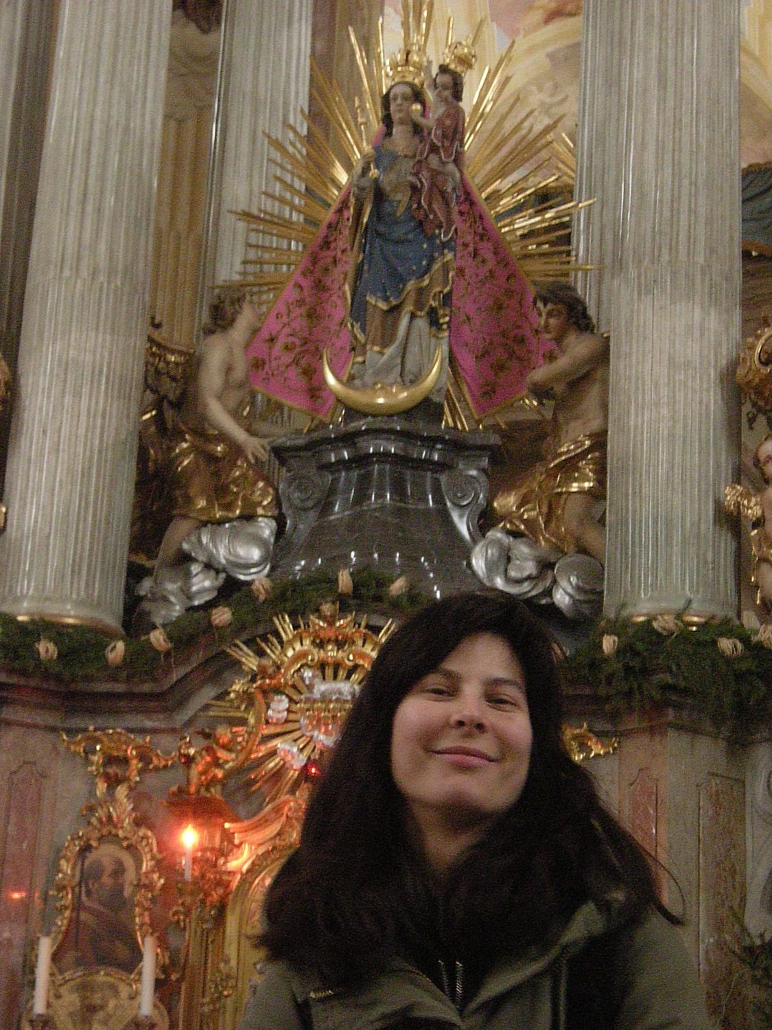 Poustevnice Klára z Olomučanské plošiny (2009-2010).  Foto: Marek P.  Gyaneshwarpuri (2009-2010).