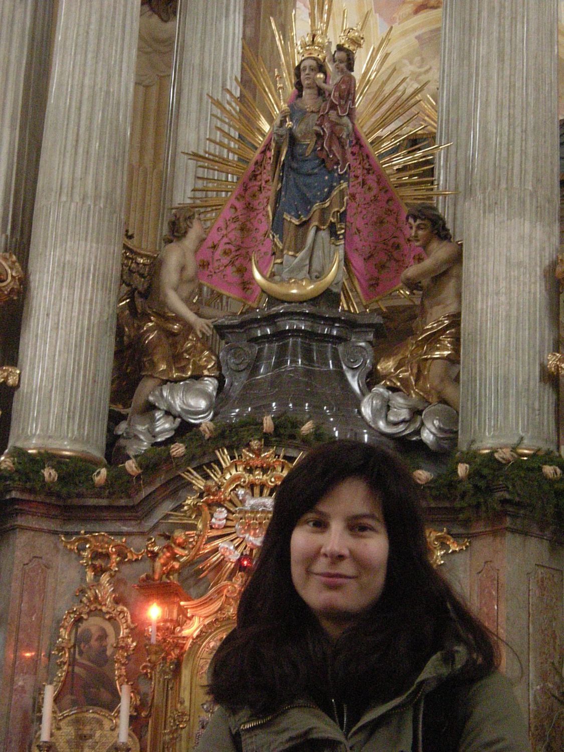 Poustevnice Klára z Olomučanské plošiny (2009-2010).  Foto: Marek P.  Gyaneshwarpuri (2009-2010).
