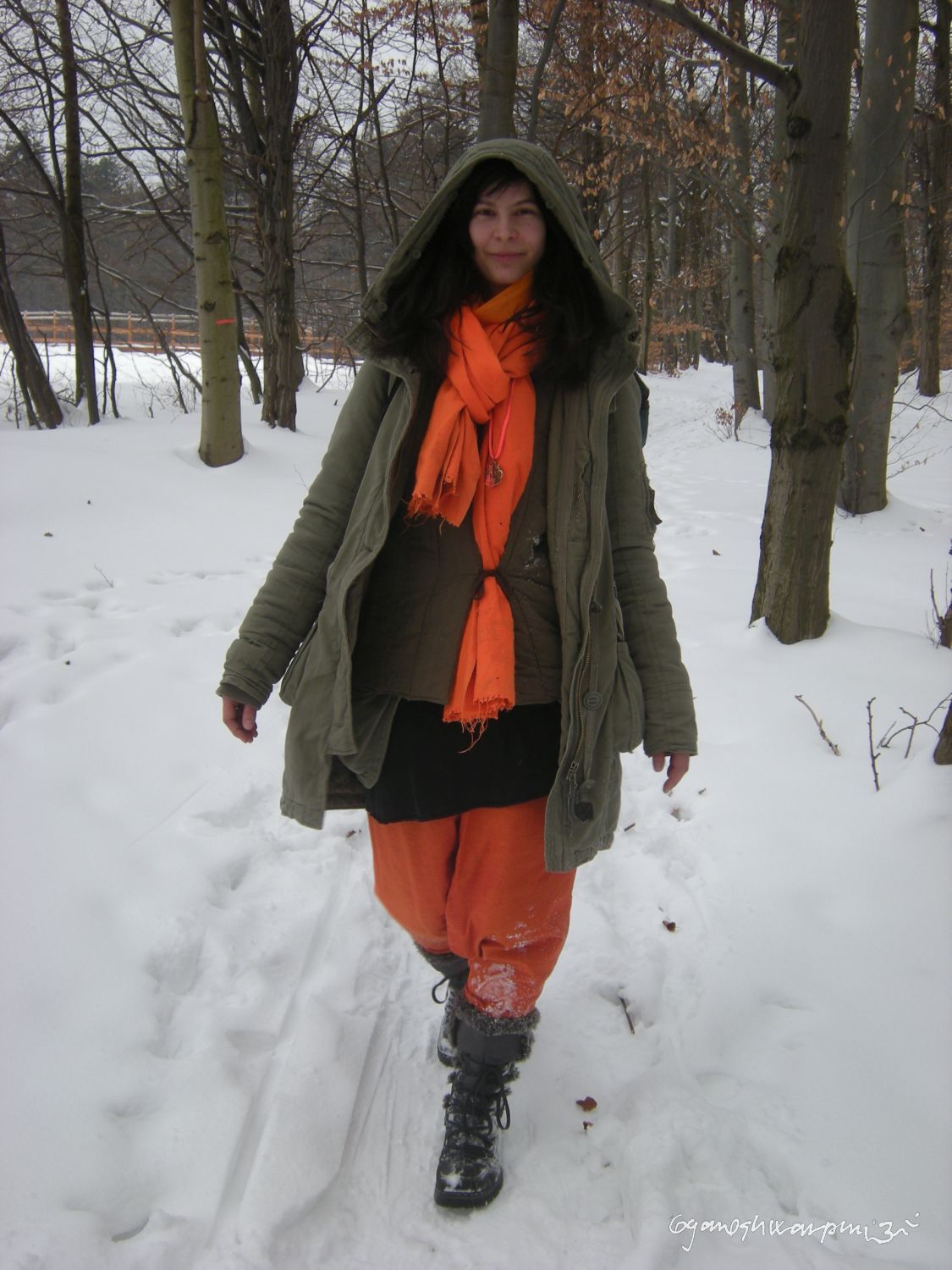 Poustevnice Klára z Olomučanské plošiny (2009-2010).  Foto: Marek P.  Gyaneshwarpuri (2009-2010).
