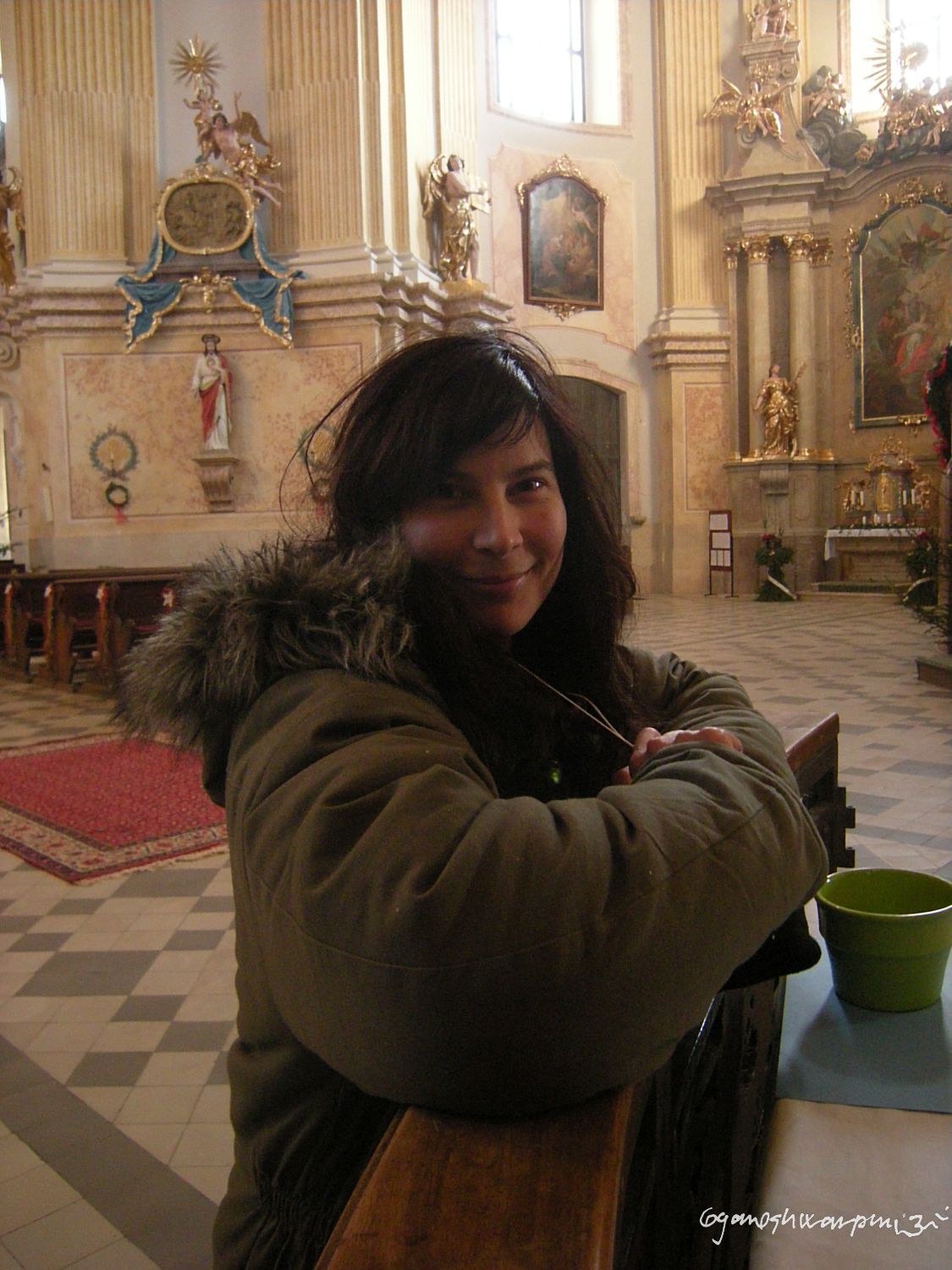 Poustevnice Klára z Olomučanské plošiny (2009-2010).  Foto: Marek P.  Gyaneshwarpuri (2009-2010).