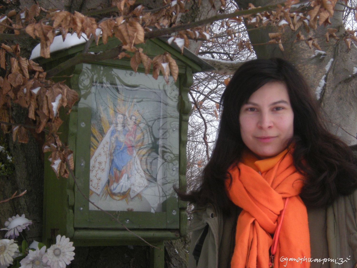 Poustevnice Klára z Olomučanské plošiny (2009-2010).  Foto: Marek P.  Gyaneshwarpuri (2009-2010).