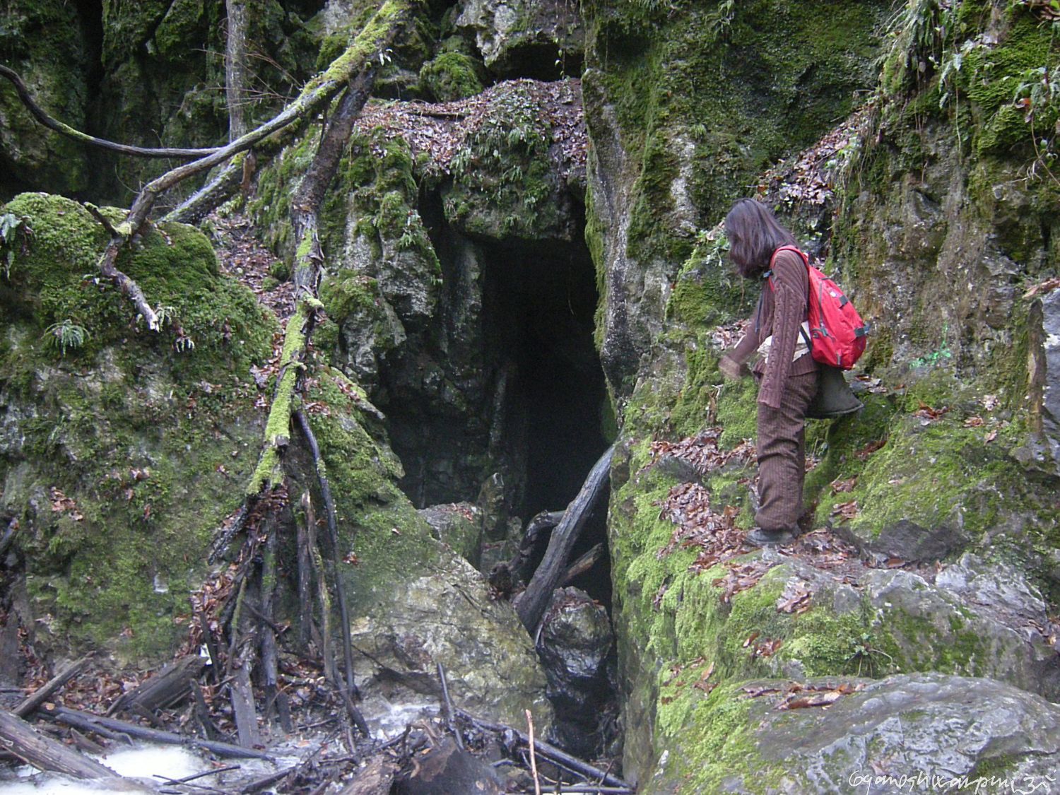 Poustevnice Klára z Olomučanské plošiny (2009-2010).  Foto: Marek P.  Gyaneshwarpuri (2009-2010).
