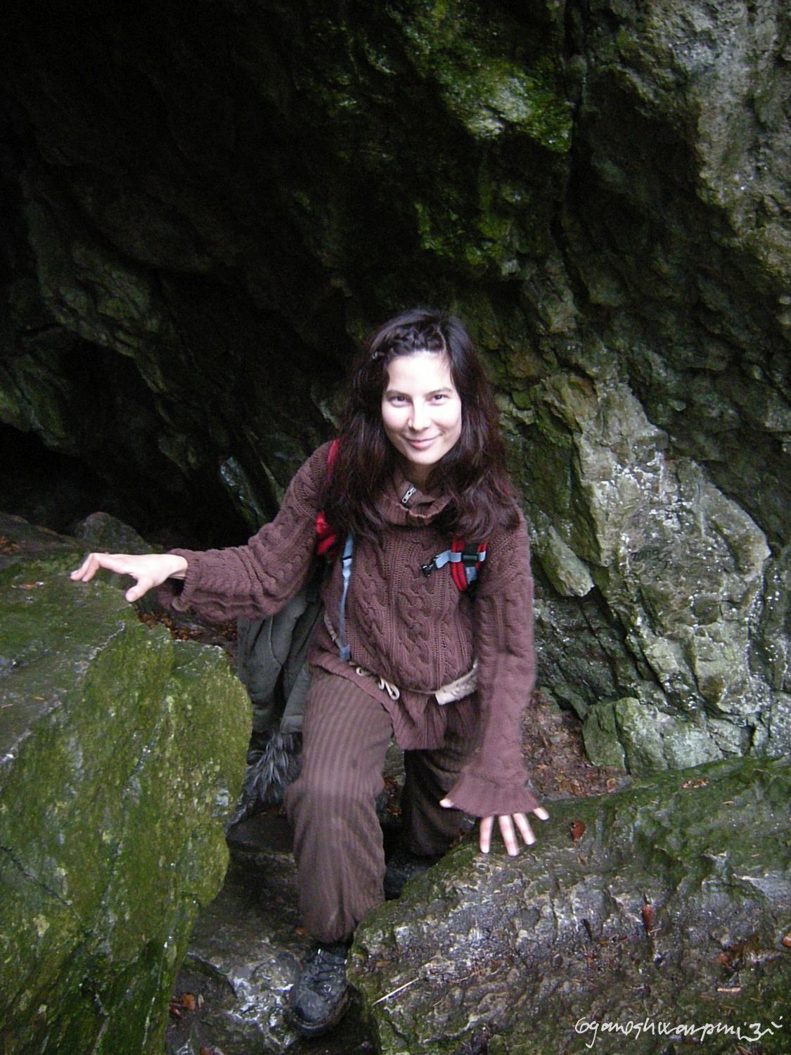 Poustevnice Klára z Olomučanské plošiny (2009-2010).  Foto: Marek P.  Gyaneshwarpuri (2009-2010).