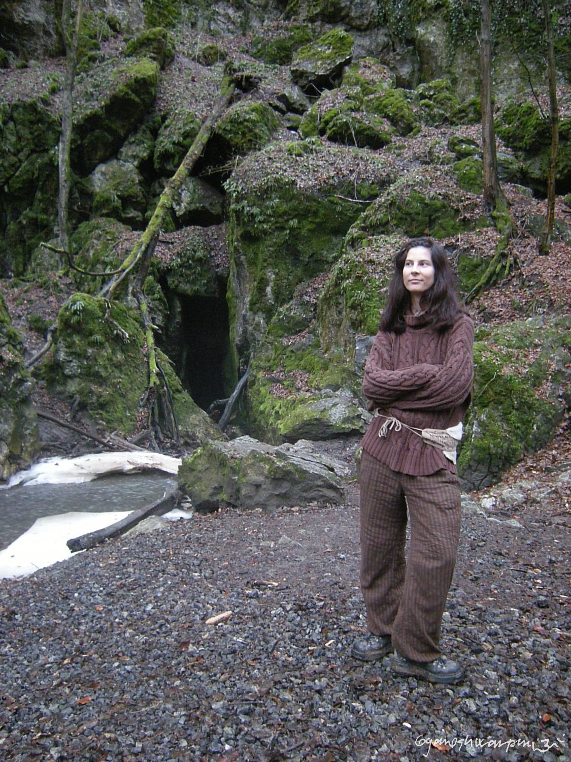 Poustevnice Klára z Olomučanské plošiny (2009-2010).  Foto: Marek P.  Gyaneshwarpuri (2009-2010).