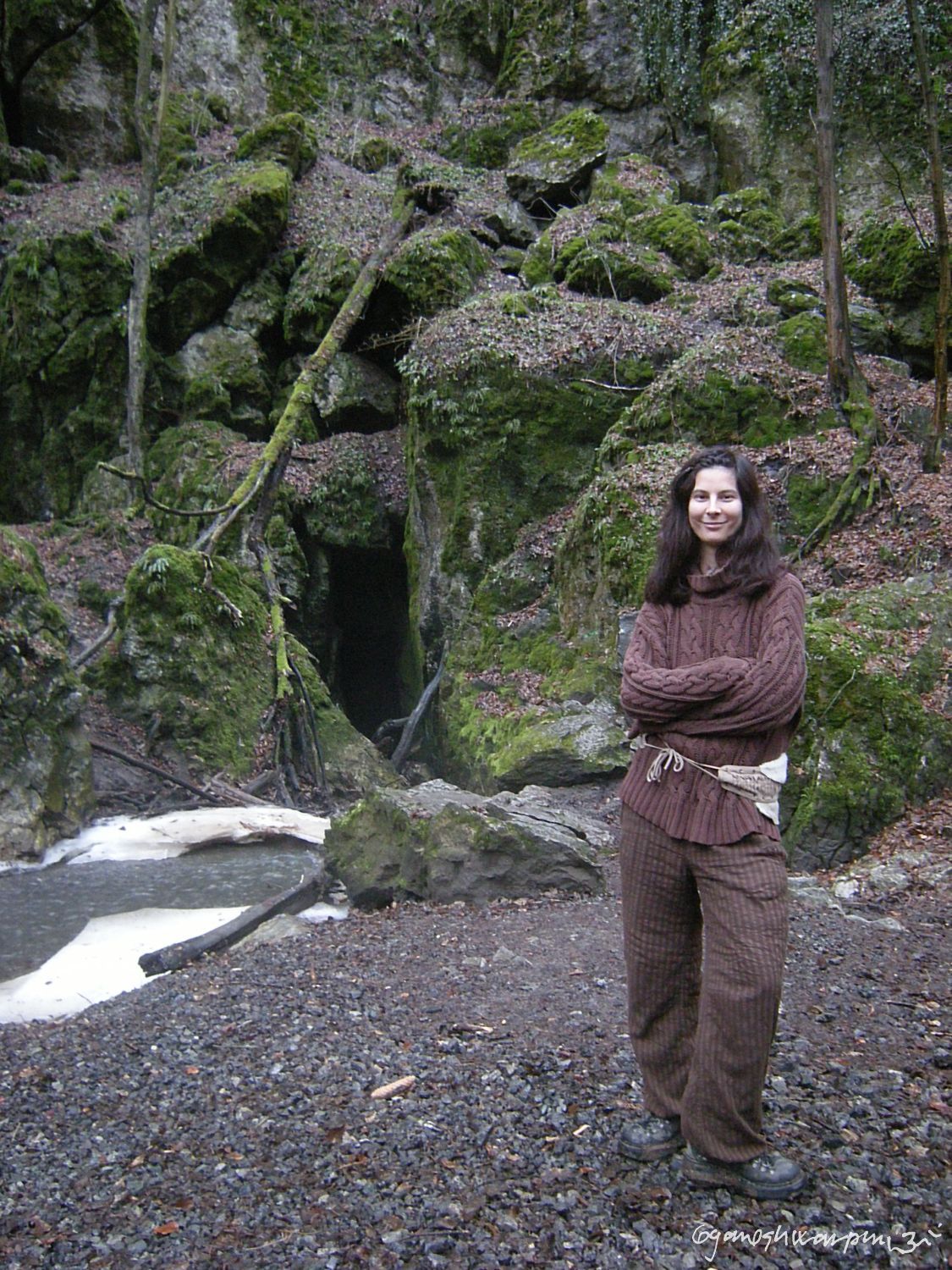 Poustevnice Klára z Olomučanské plošiny (2009-2010).  Foto: Marek P.  Gyaneshwarpuri (2009-2010).