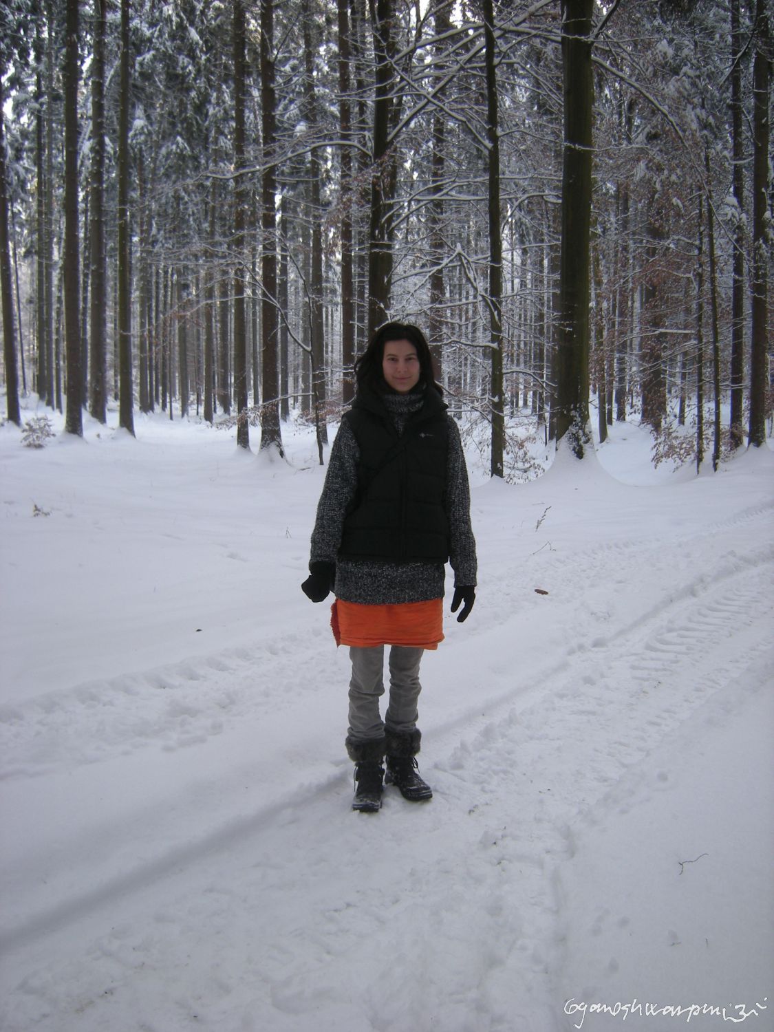 Poustevnice Klára z Olomučanské plošiny (2009-2010).  Foto: Marek P.  Gyaneshwarpuri (2009-2010).