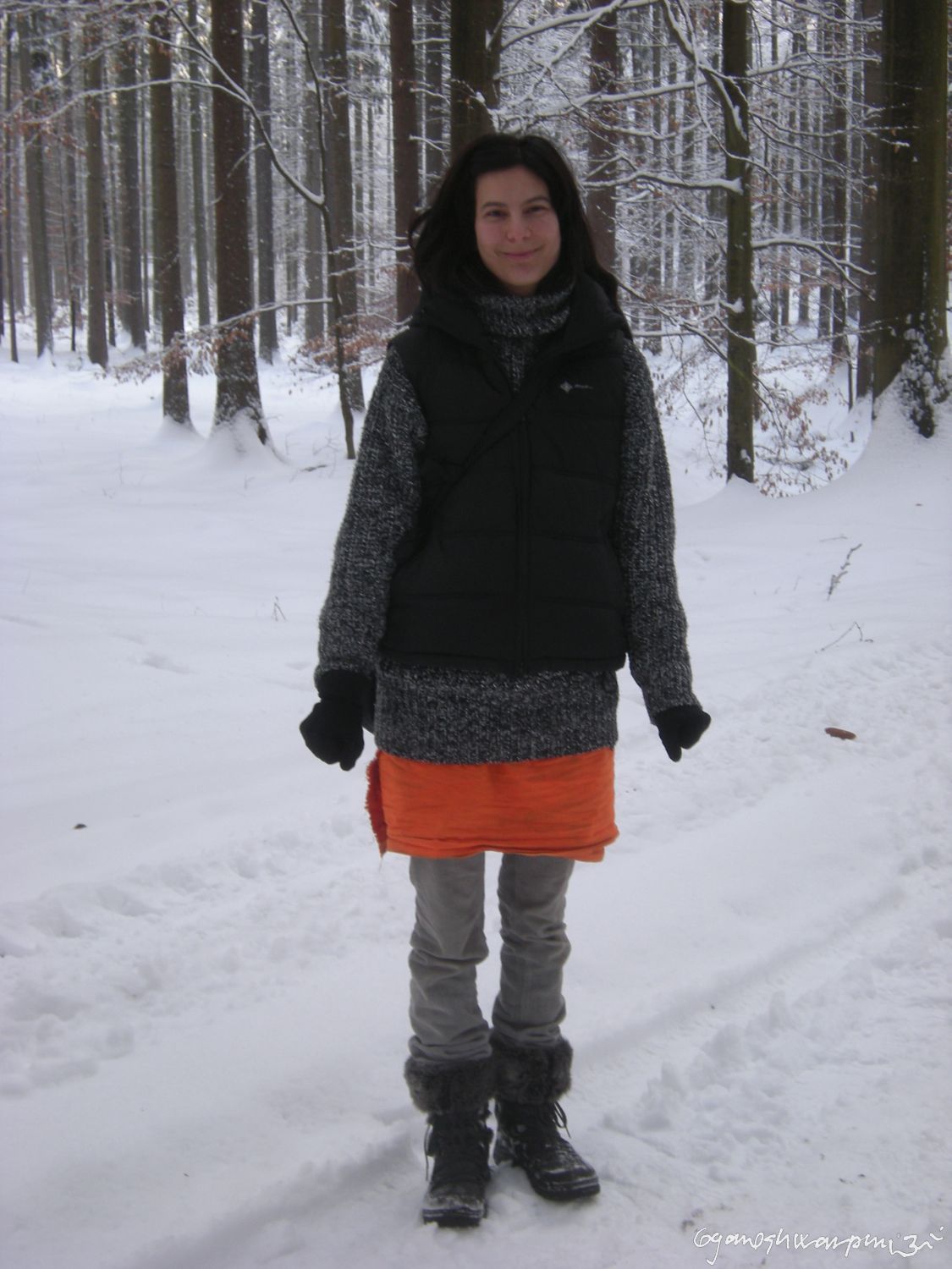 Poustevnice Klára z Olomučanské plošiny (2009-2010).  Foto: Marek P.  Gyaneshwarpuri (2009-2010).