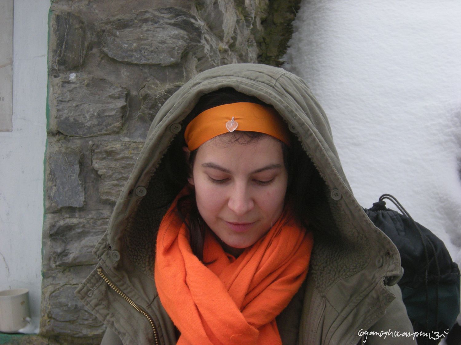Poustevnice Klára z Olomučanské plošiny (2009-2010).  Foto: Marek P.  Gyaneshwarpuri (2009-2010).
