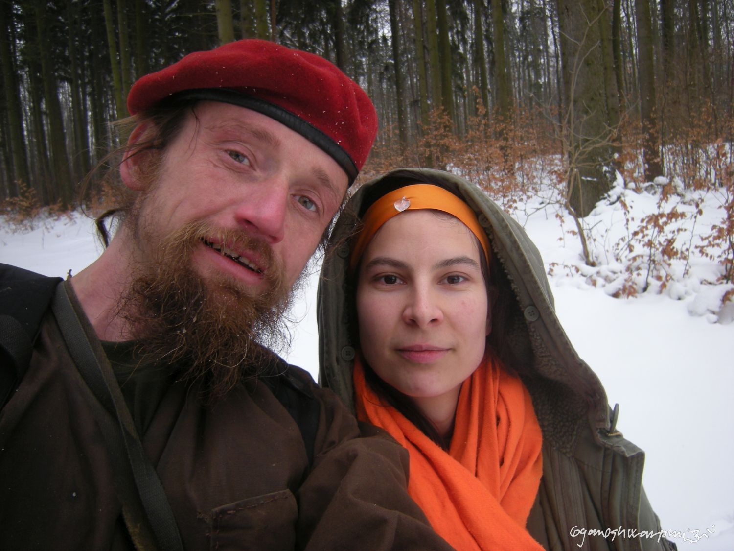 Poustevnice Klára z Olomučanské plošiny (2009-2010).  Foto: Marek P.  Gyaneshwarpuri (2009-2010).
