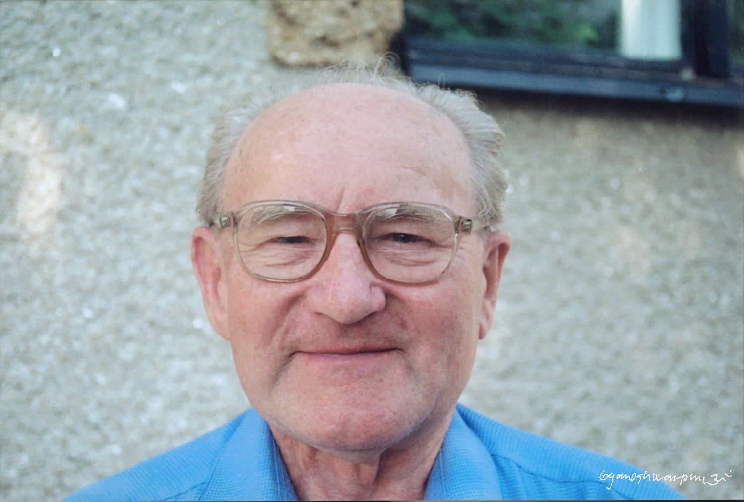 Arnošt Hloušek - otec habrůvecké speleologie, jeho nejkrásnější fotka. Foto: Marek P. Šenkyřík 2006.