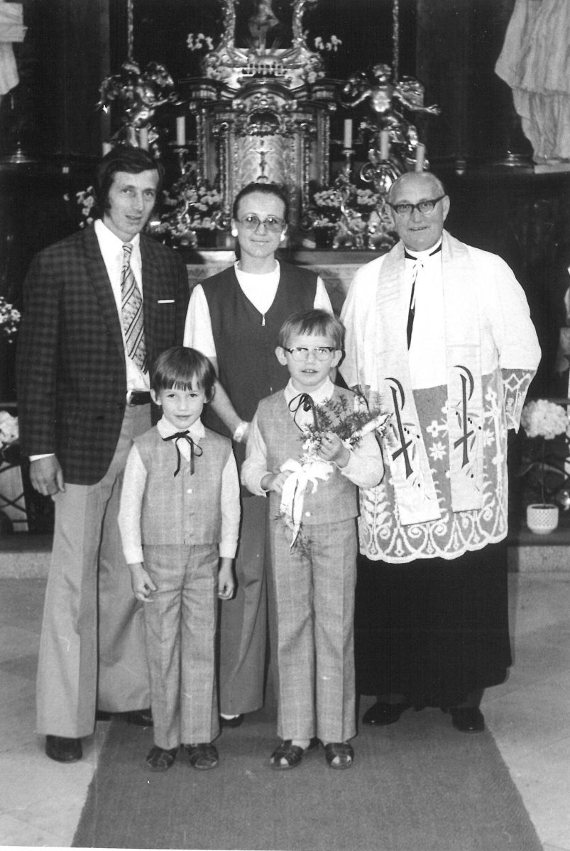 Marek Šenkyřík v dětství - rodinné album.