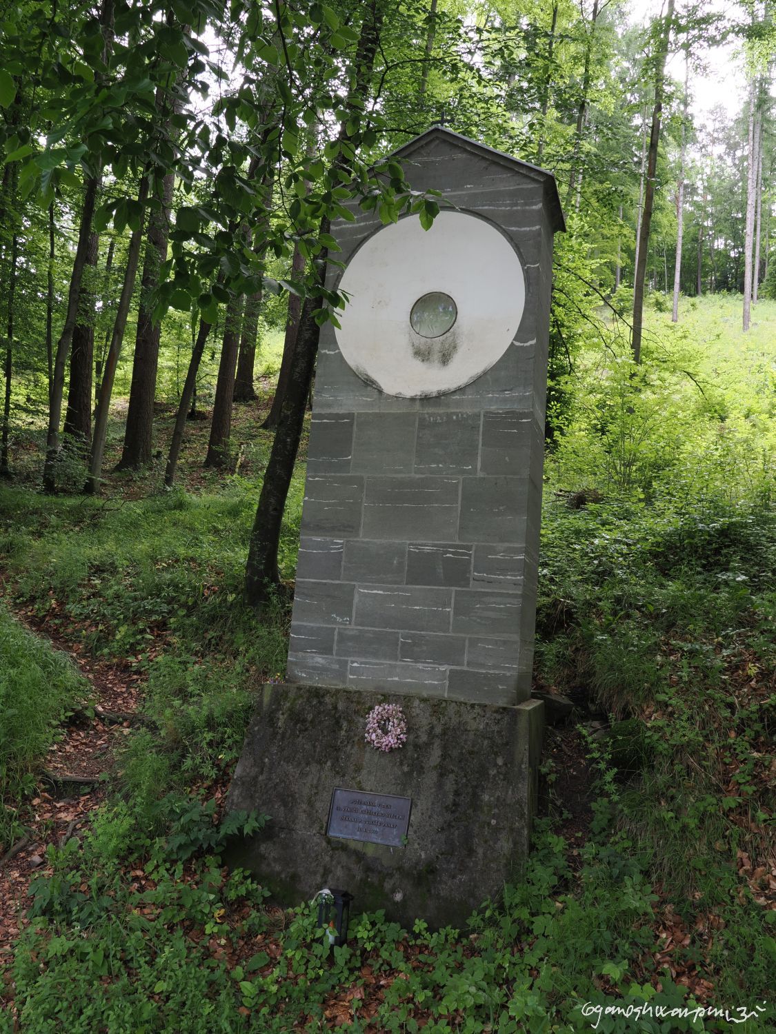 Radostná cesta děkana Tomáše Prnky ve Křtinském údolí. Foto: Svámí Gyaneshwarpuri (2024).