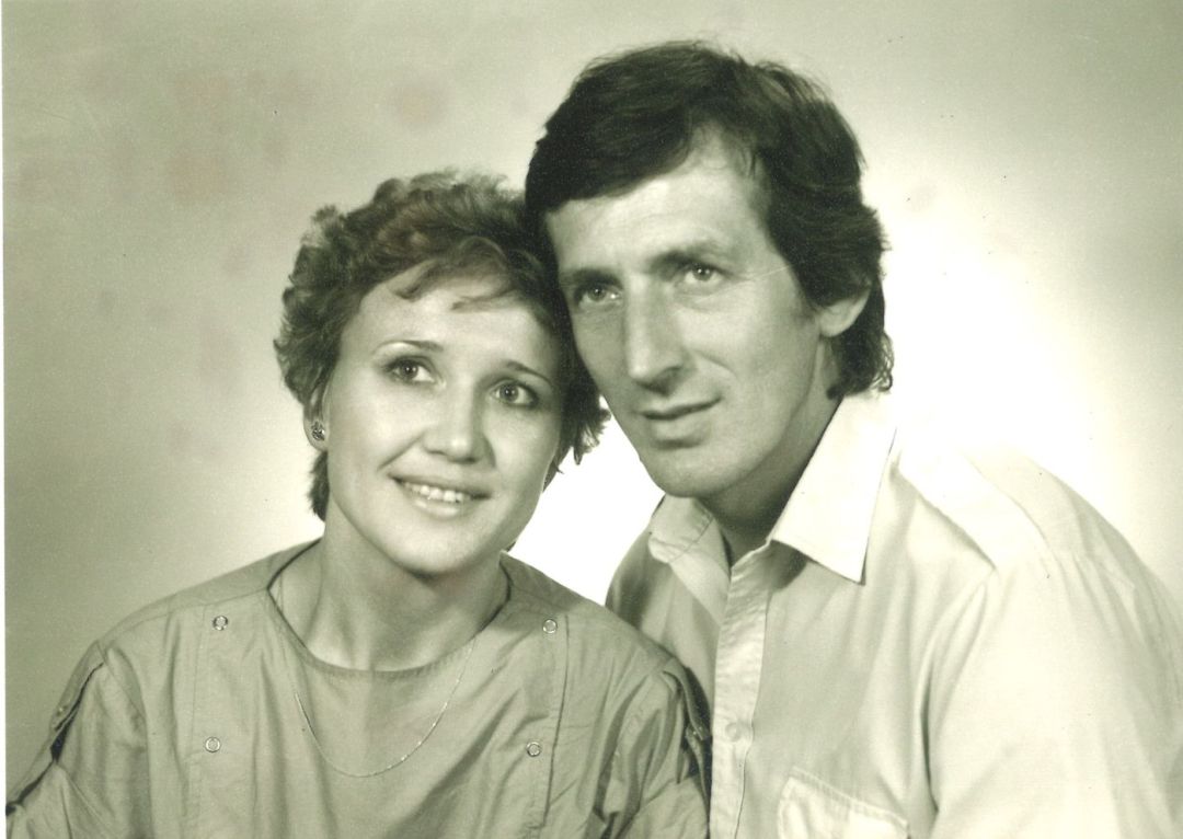 Anna Šenkyříková a Milan Šenkyřík, moji rodiče 1985