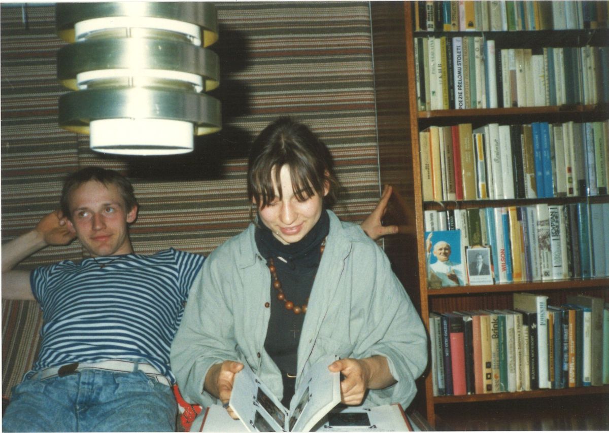 Marek Šenkyřík a Betty 1991.